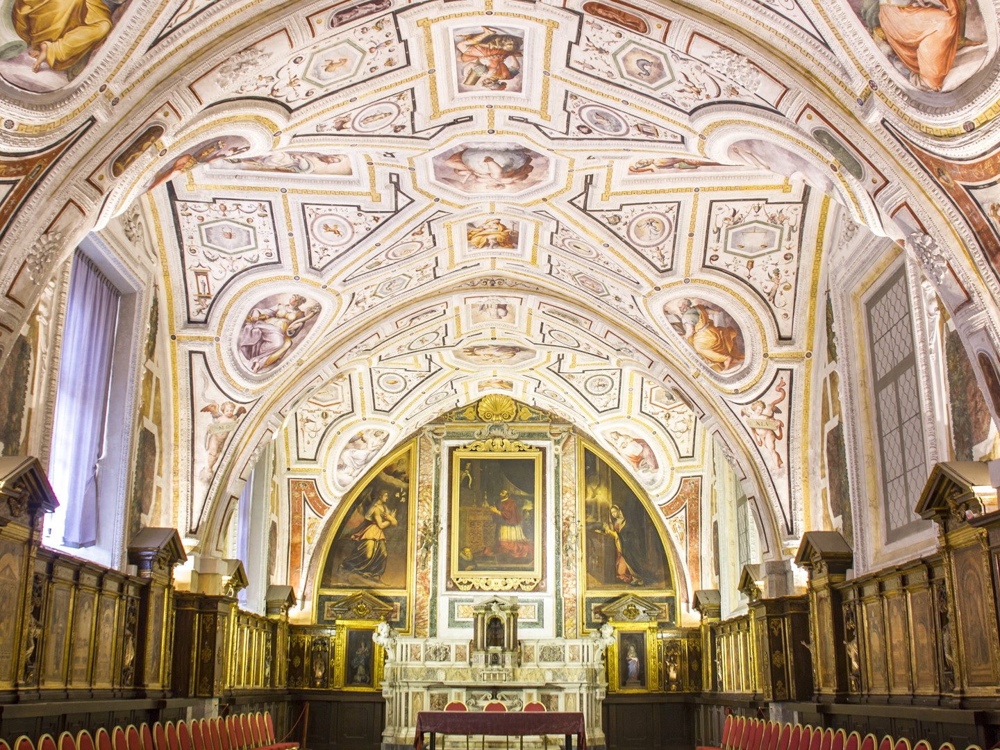 Staff working with clients